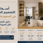 أسعار التصميم الداخلي في السعودية 2026