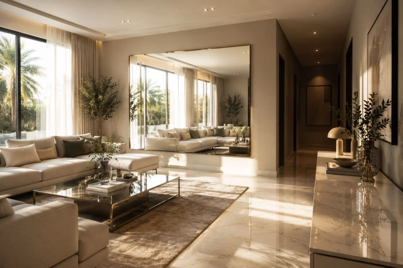 mirrors-reflective-surfaces-natural-light-interior-design-1 mirrors-reflective-surfaces-natural-light-interior-design-1